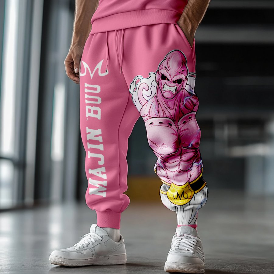 

Unisex Anime BUU Print Casual Oversized Loose Sweatpants