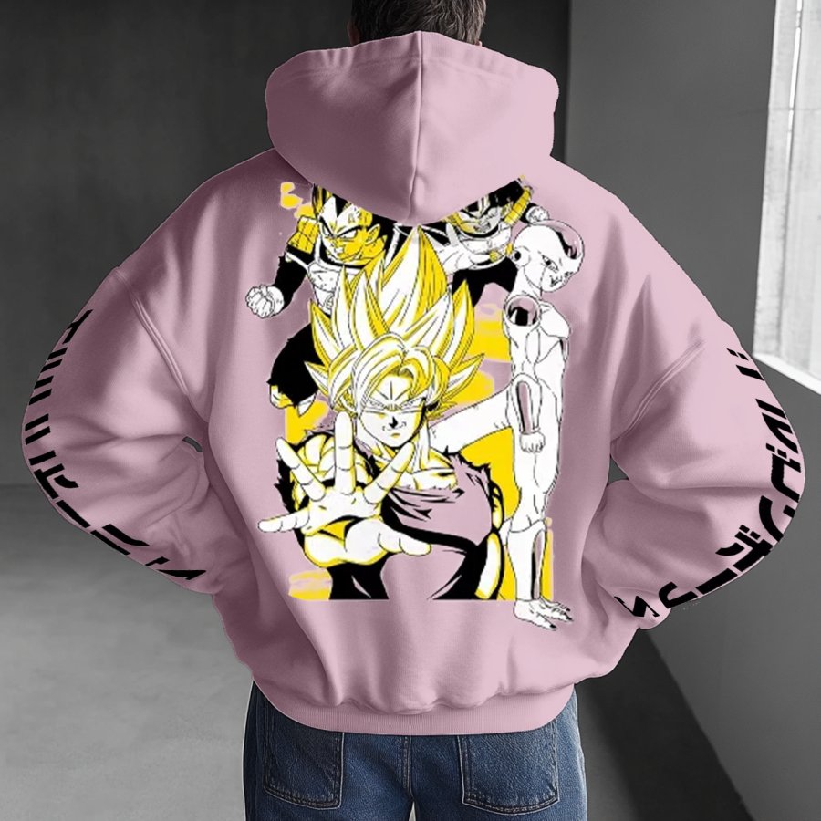 

Unisex Anime Print Casual Oversized Hoodie