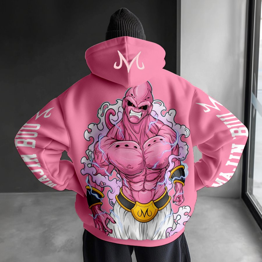 

Unisex Anime BUU Print Casual Oversized Hoodie