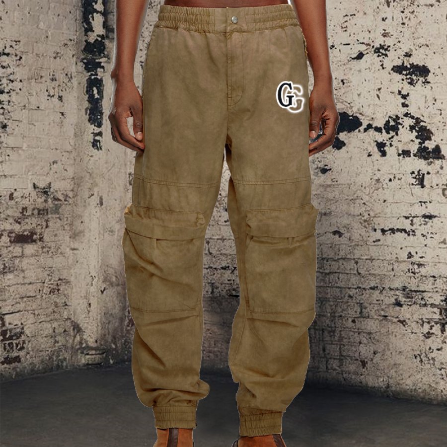 

Men's Vintage Large Pocket Cargo Pants