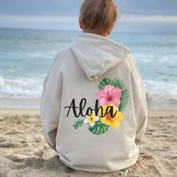 Women's Hawaii Crewneck Beach Hoodie - Wayrates.com 