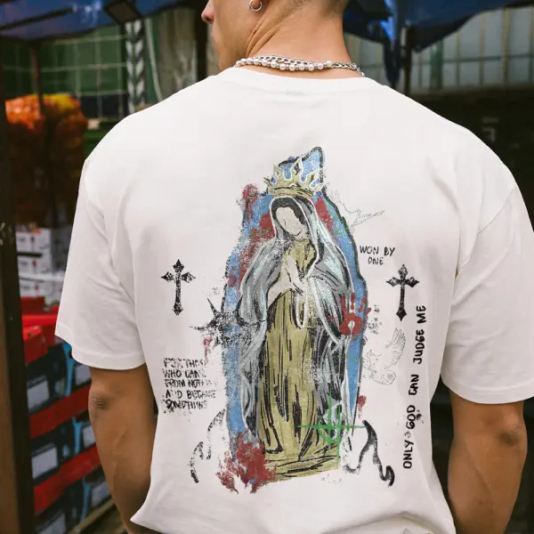 Unisex Printed Oversized T-Shirt - Wayrates.com 