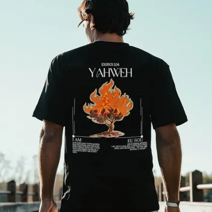 Unisex Printed Oversized T-Shirt