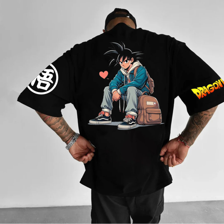 

Unisex Cotton Anime Print T-Shirt
