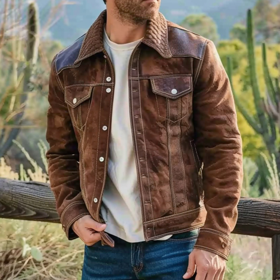 

Men's Vintage Leather Jacket