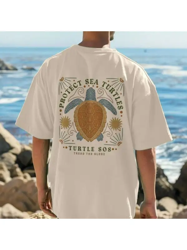 Sea Turtle Oversized T-Shirt - Shopyiyistories.com 
