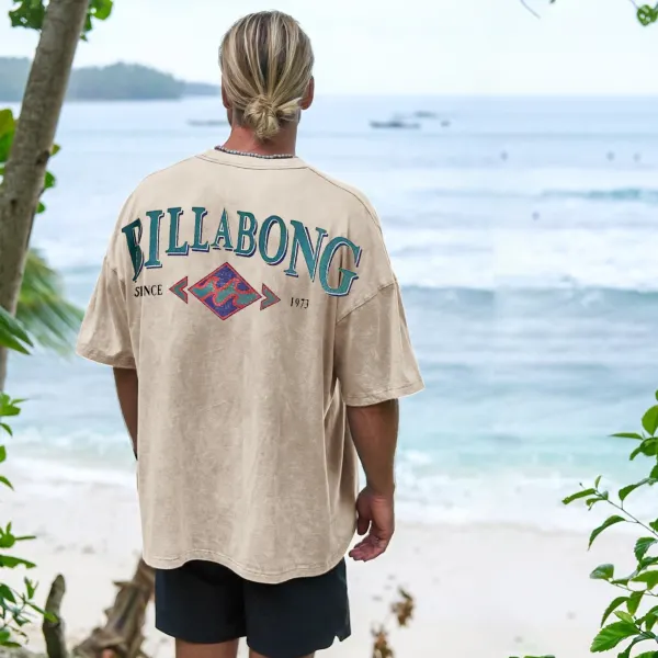 Unisex Vintage BL Casual Surf T-shirt - Yesunshine.com 