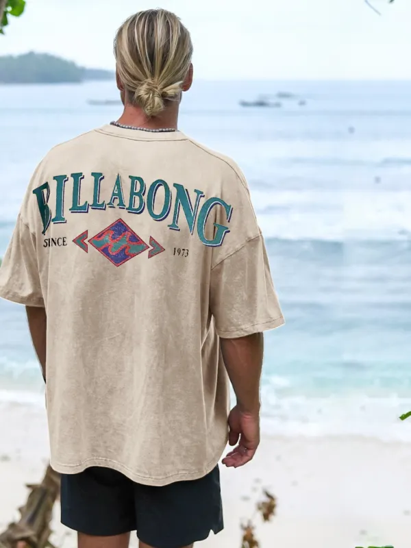 Unisex Vintage BL Casual Surf T-shirt - Menbarn.com 