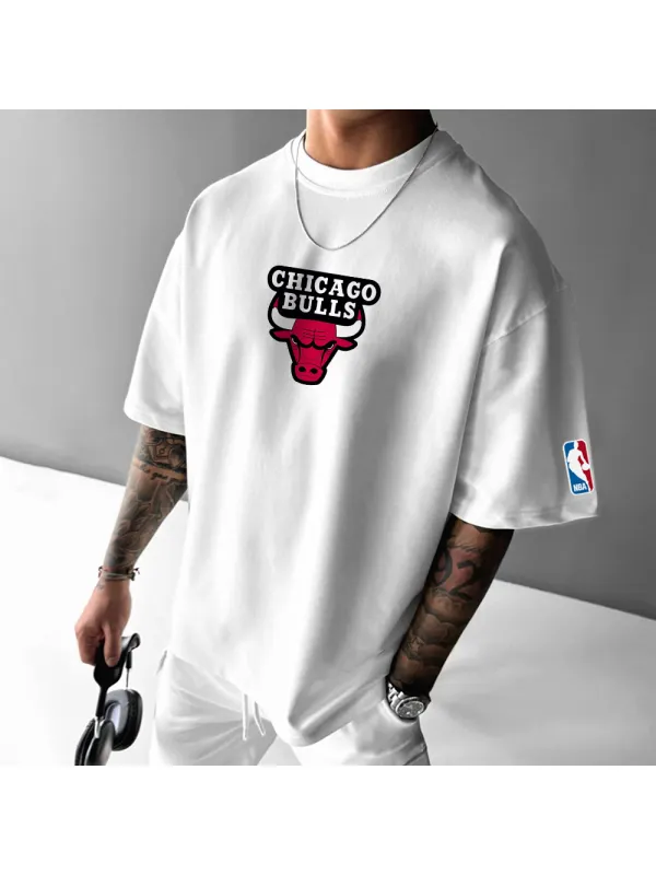 Unisex Oversized Basketball Print Casual Tee - Shopyiyistories.com 