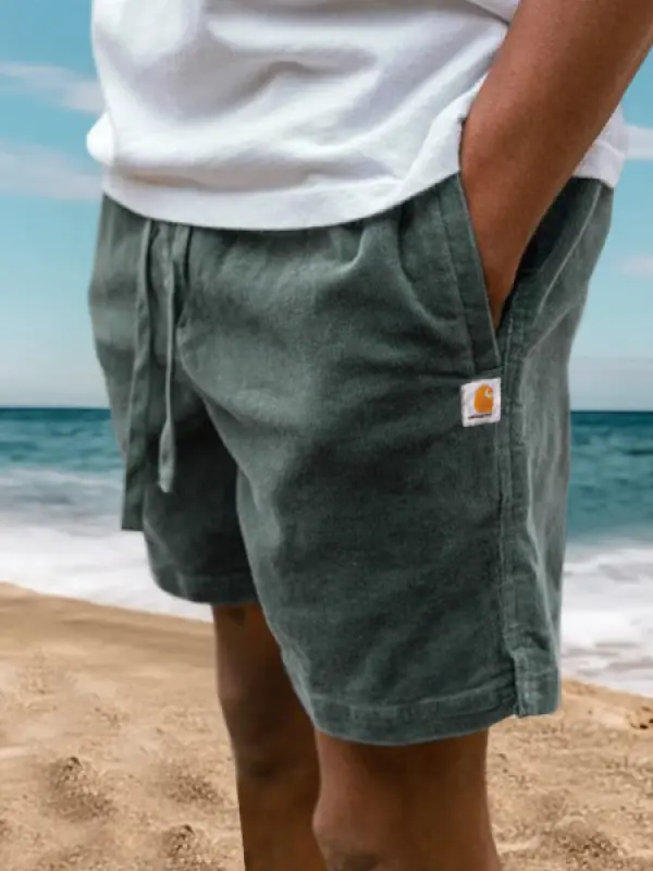 Carhartt Men's Shorts Retro Corduroy 5 Inch Shorts Surf Beach Shorts - Menbarn.com 