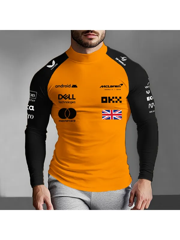 Unisex Racing Team Slim Fit Compression Long Sleeve T-Shirt - Shopyiyistories.com 