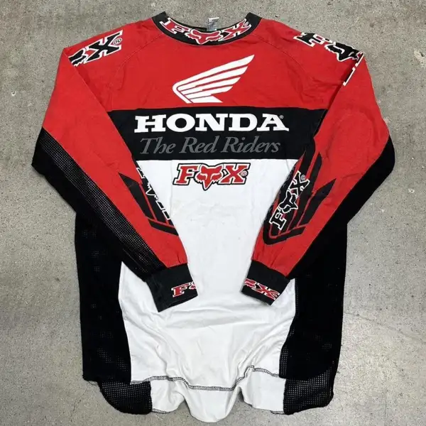 Unisex Bike Racing Brand Logo Printed Top Jersey - Ootdyouth.com 