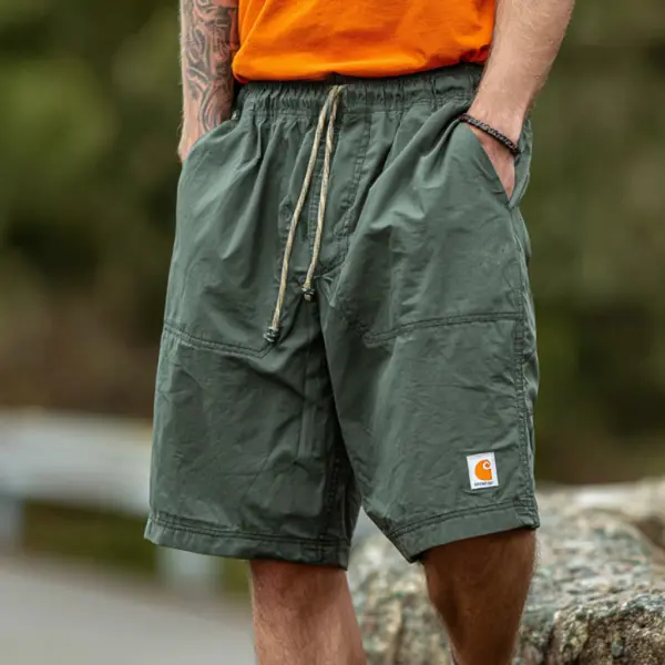 Green Functional Shorts For Outdoor Activities - Wayrates.com 