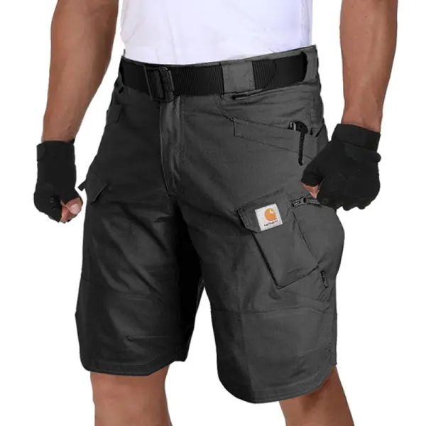 Carhartt Men's Multifunctional Waterproof Multi-pocket Outdoor Tactical Cargo Shorts - Wayrates.com 