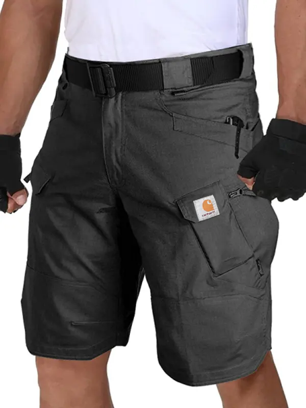 Carhartt Men's Multifunctional Waterproof Multi-pocket Outdoor Tactical Cargo Shorts - Menwyx.com 