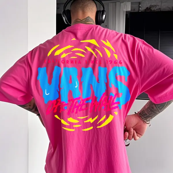 Spring And Summer Trend Oversized Pattern T-shirt - Wayrates.com 