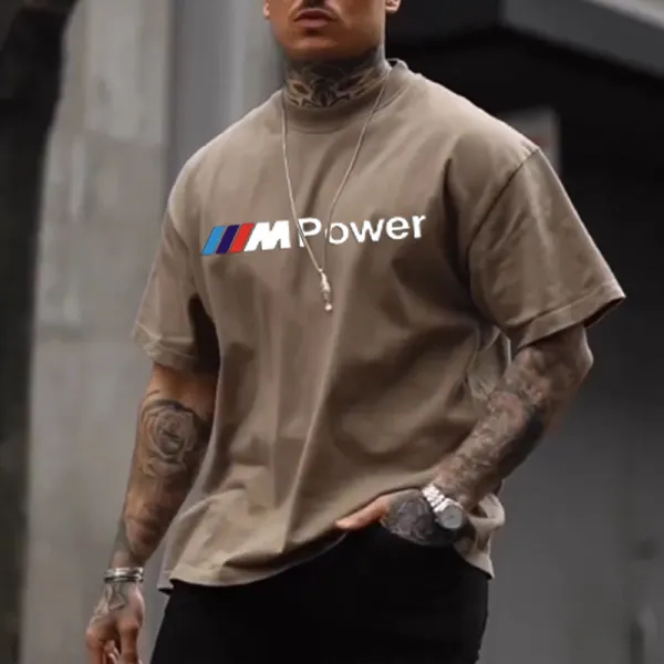 Men's Racing Print Loose Fit T-Shirt - Wayrates.chimpone.com 