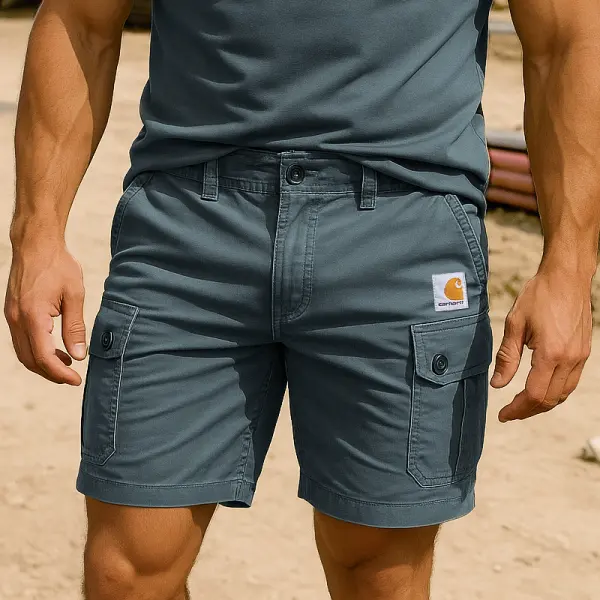 Carhartt Men's Cargo Shorts With Functional Pockets And Adjustable Waistband - Wayrates.chimpone.com 