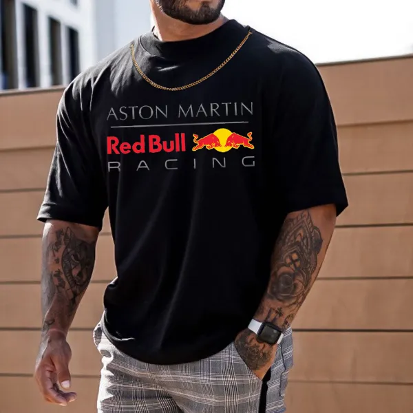 Men's Red Bull Racing Print Loose Fit T-Shirt - Wayrates.chimpone.com 