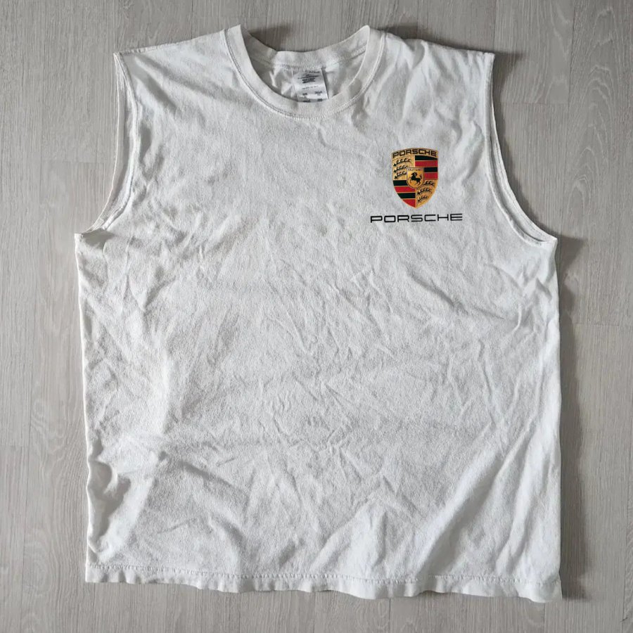 

Men's Vintage Luxury Car Print Surfing Oversized Print Tank Top