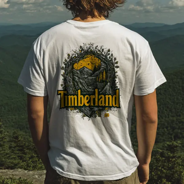 Men's Casual Outdoor Comfortable Breathable Printed Loose T-shirt Top - Wayrates.com 