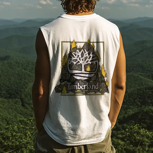 Men's Casual Outdoor Comfortable Breathable Printed Loose Vest Top - Wayrates.com 