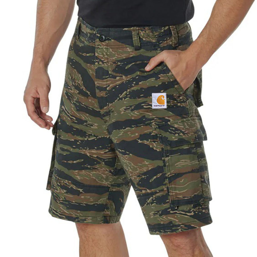 

Men's Vintage Outdoor Tigerstripe Camo Military Cargo Shorts