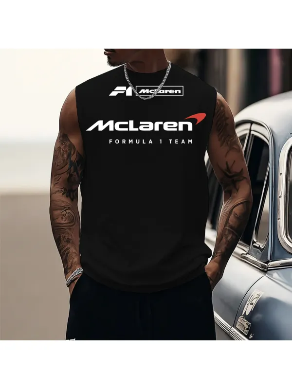 Men's Racing Team Graphic Tank Top - Aptkoi.com 
