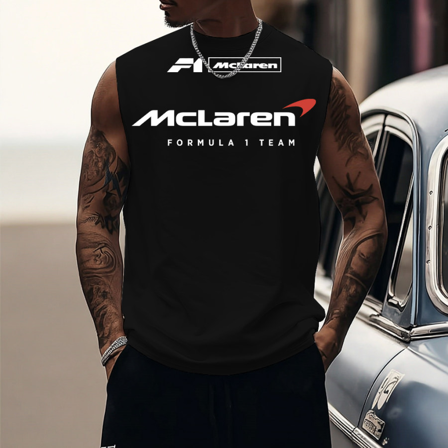 

Men's Racing Team Graphic Tank Top
