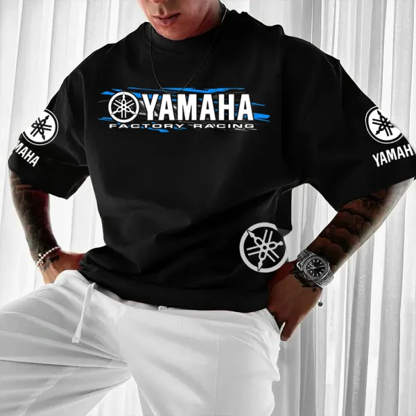 Unisex Loose Fit Racing Team Graphic Print T-Shirt - Wayrates.chimpone.com 