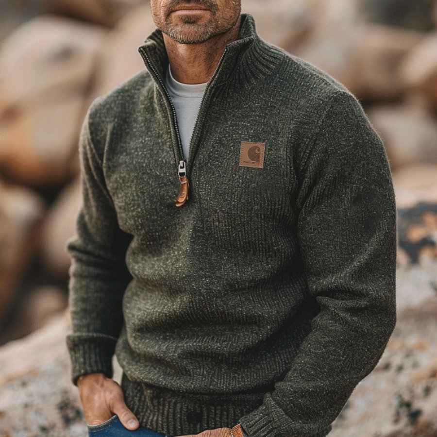

Men's Half-Zip Sweater For Outdoor Adventures