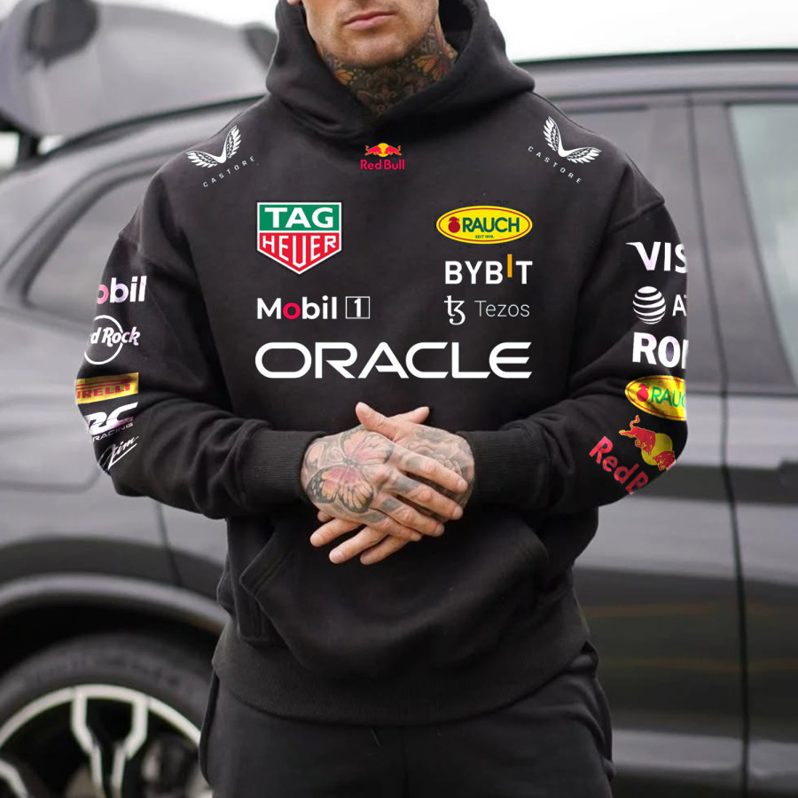 

Men's Racing Print Fashion Hoodie