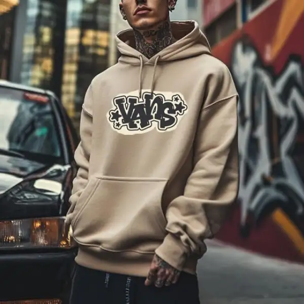 Casual Khaki Hoodie For Urban Style - Wayrates.com 
