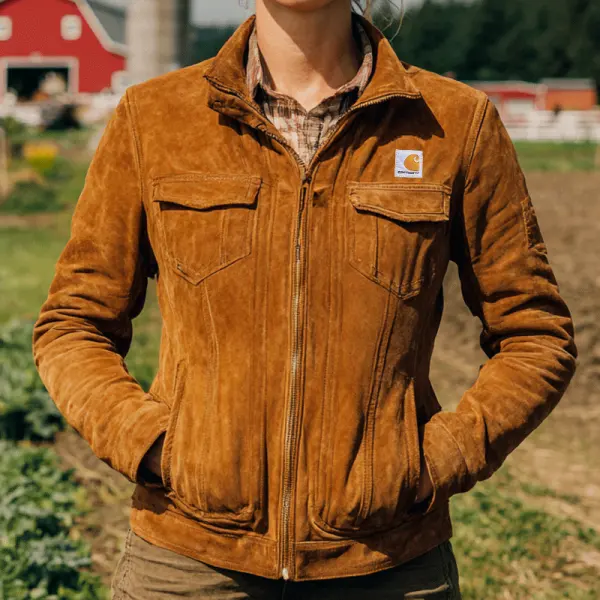Stylish Pocket Stand Collar Military Jacket With Zippered Pockets For Outdoor Adventures - Wayrates.com 