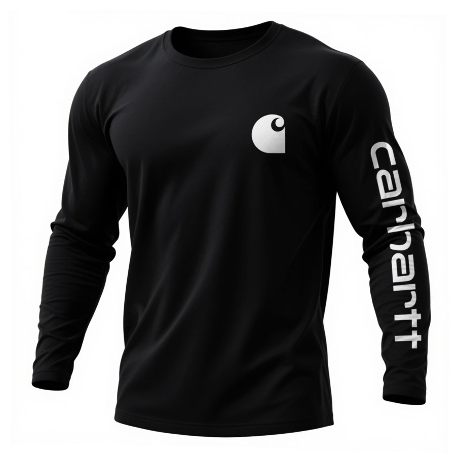 Carhartt Casual Round Neck Long-sleeved T-shirt Pure Cotton Comfortable Bottoming Shirt