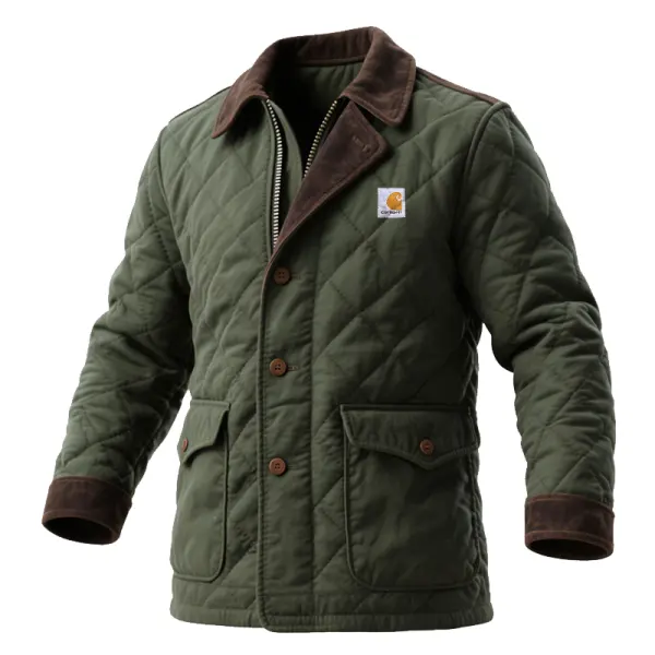 Quilted Jacket With Diamond Stitching For Ultimate Warmth And Style - Wayrates.com 