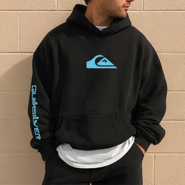 Unisex Loose Casual Surf Print Hoodie - Wayrates.com 