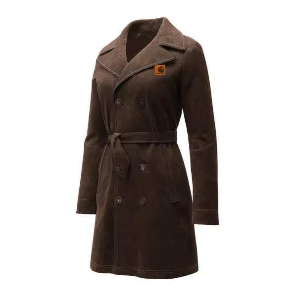 Vintage Western Suede Women's Autumn And Winter Coat - Wayrates.com 