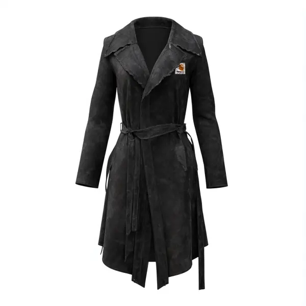Vintage Western Suede Women's Autumn And Winter Coat - Wayrates.com 