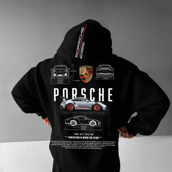 Unisex Loose Casual Racing Print Hoodie - Wayrates.chimpone.com 