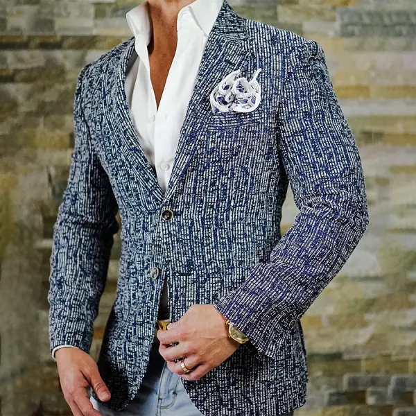 Men's fashion elegant suit jacket - Keymimi.com 