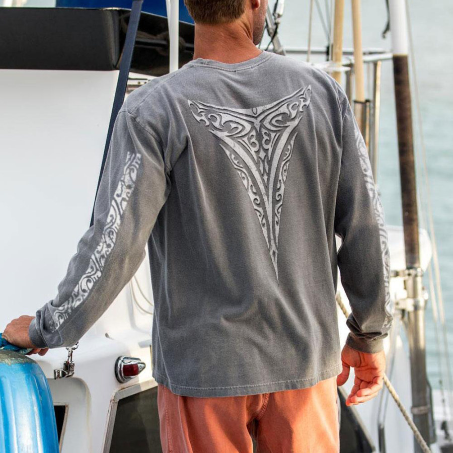 

ribal naruwei volcano classic long sleeve T-shirt