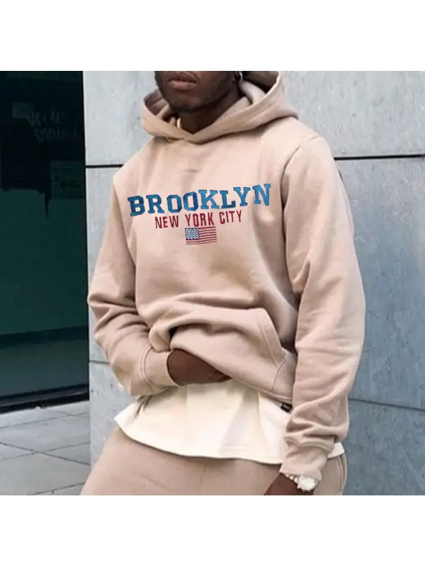 Retro Men's BROOKLYN Hoodie - Anrider.com 
