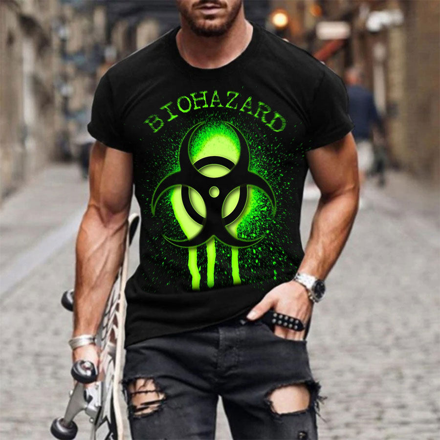 

BIOHAZARD Printed Fashion Casual T-shirt