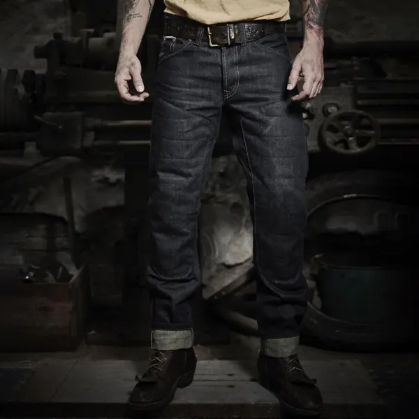 Greasy Selvedge Denim Trousers - Godlisting.com 