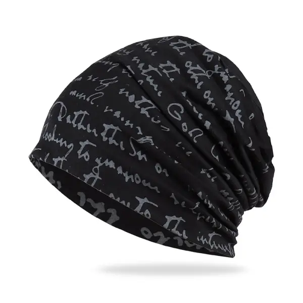 Hip Hop Text Graffiti Knitted Hat - Keymimi.com 
