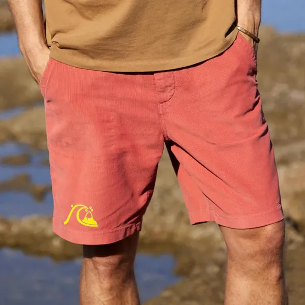 Men's Casual Printed Retro Shorts - Salolist.com 