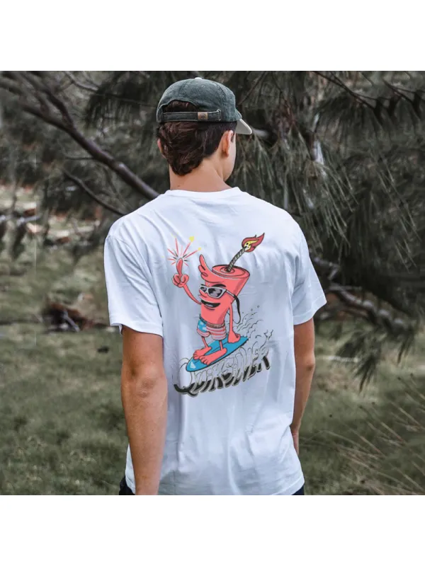 Summer Surf Retro Casual Tee - Aptkoi.com 