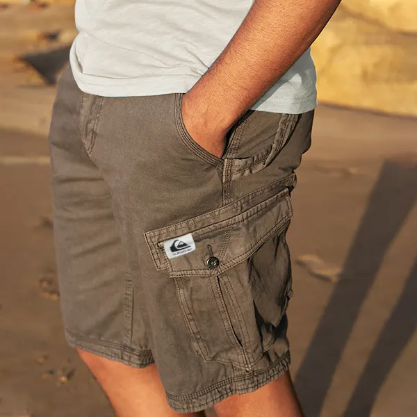 Quicksilver Men's Outdoor Cargo Shorts Multi Pocket Tactical Shorts - Dozenlive.com 