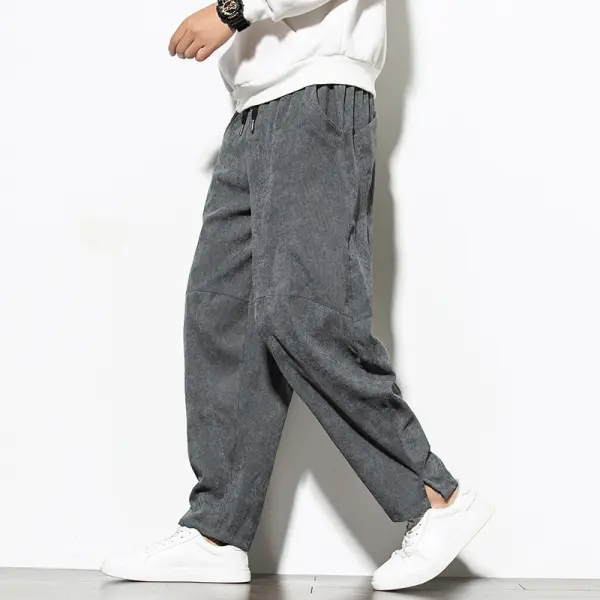 Men's Loose Corduroy Slacks - Salolist.com 